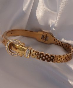 Stainless Steel Gold Plated Bracelet,