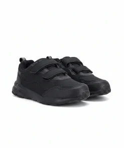 Toughees Adult Velcro Trainers - Black