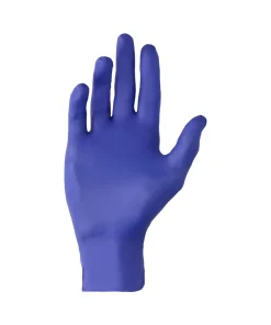 REBEL Tru Touch Blue Nitrile Disposable Examination Gloves - Image 3