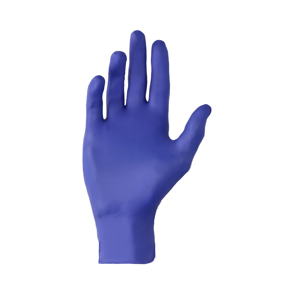 REBEL Tru Touch Blue Nitrile Disposable Examination Gloves - Image 3