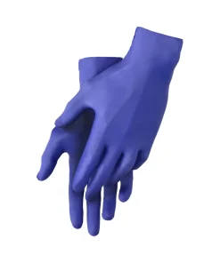 REBEL Tru Touch Blue Nitrile Disposable Examination Gloves