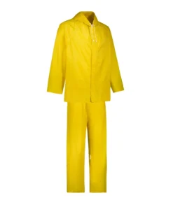 REBEL AquaSkin Rubberised Yellow Rain Suit