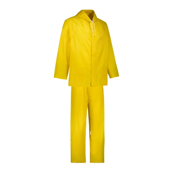 REBEL AquaSkin Rubberised Yellow Rain Suit
